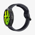 ACS06394 - Galaxy Watch 6 Classic (47mm) Case Liquid Air in matte black showing the front